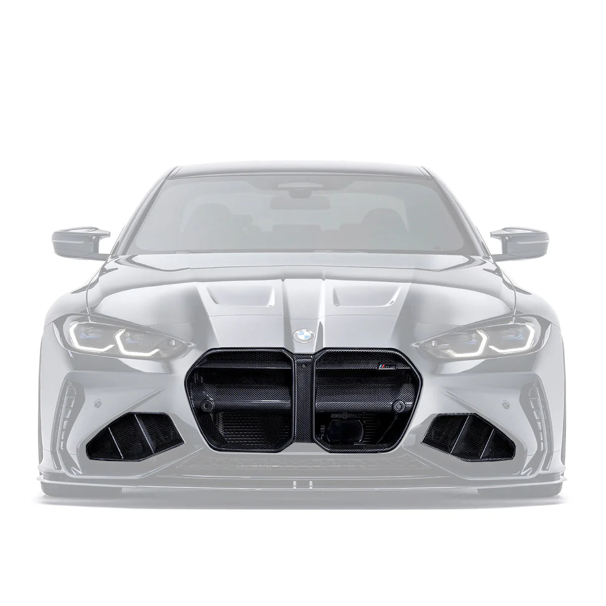 BMW G8X M3/M4 카본 그릴 & 덕트 벤트 세트 (에이드로 범퍼 전용)