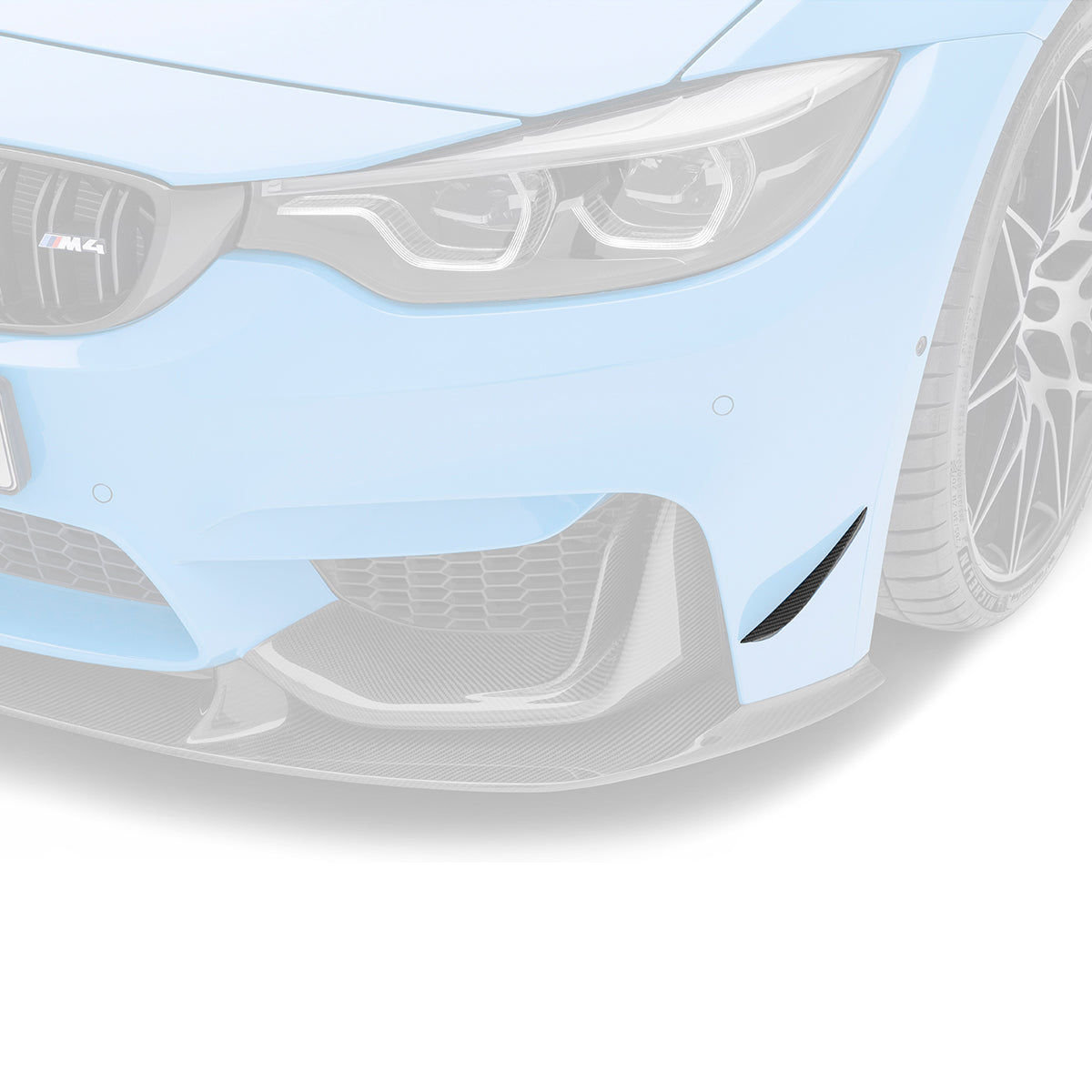 BMW F8X M3/M4 카본 프론트 범퍼 카나드