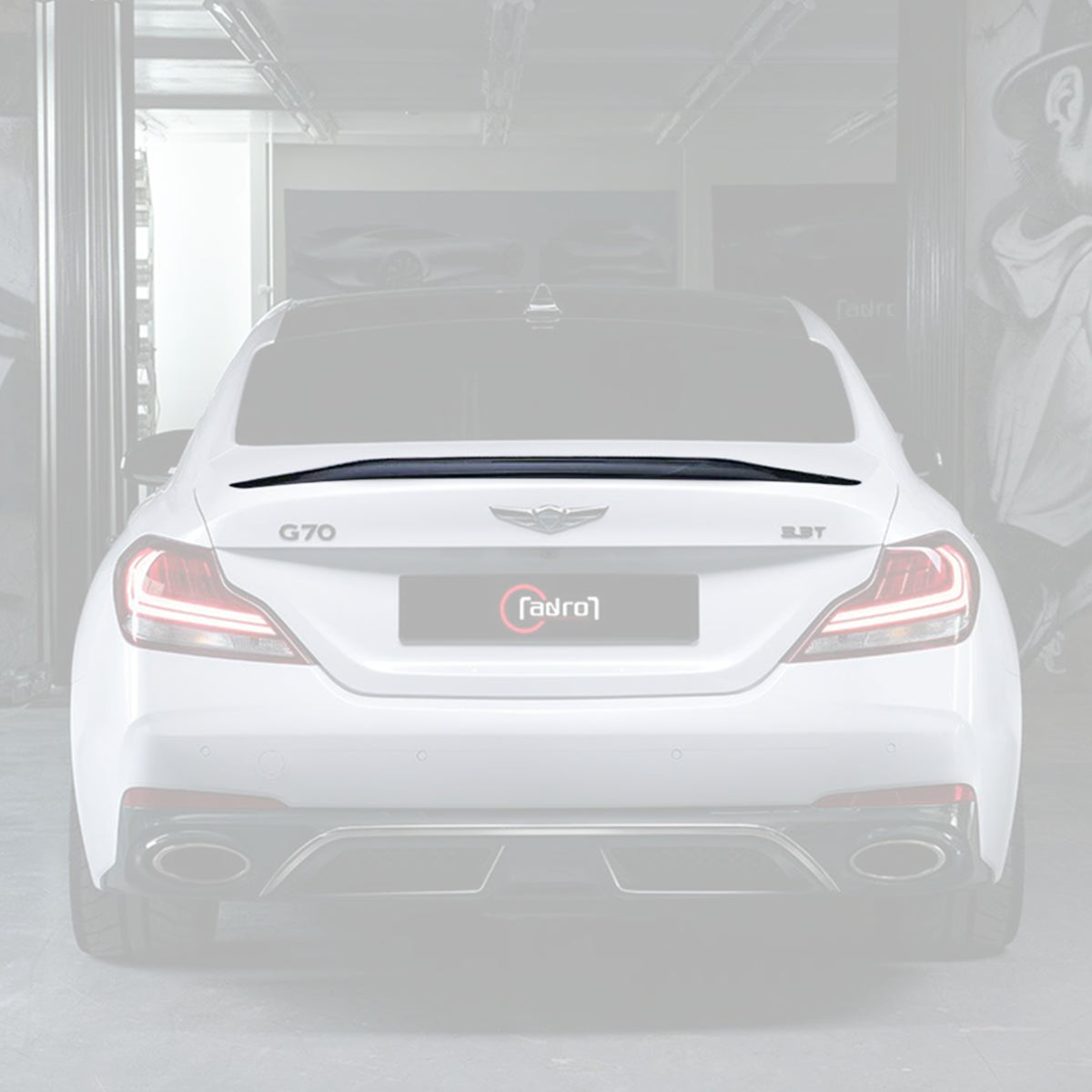 제네시스 G70 카본 스포일러 V1