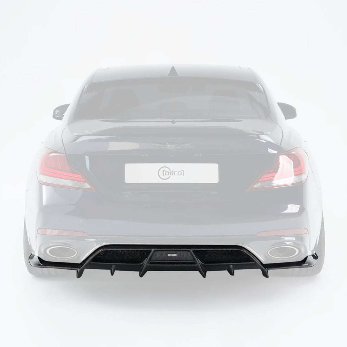 제네시스 G70 카본 리어 디퓨저 V3