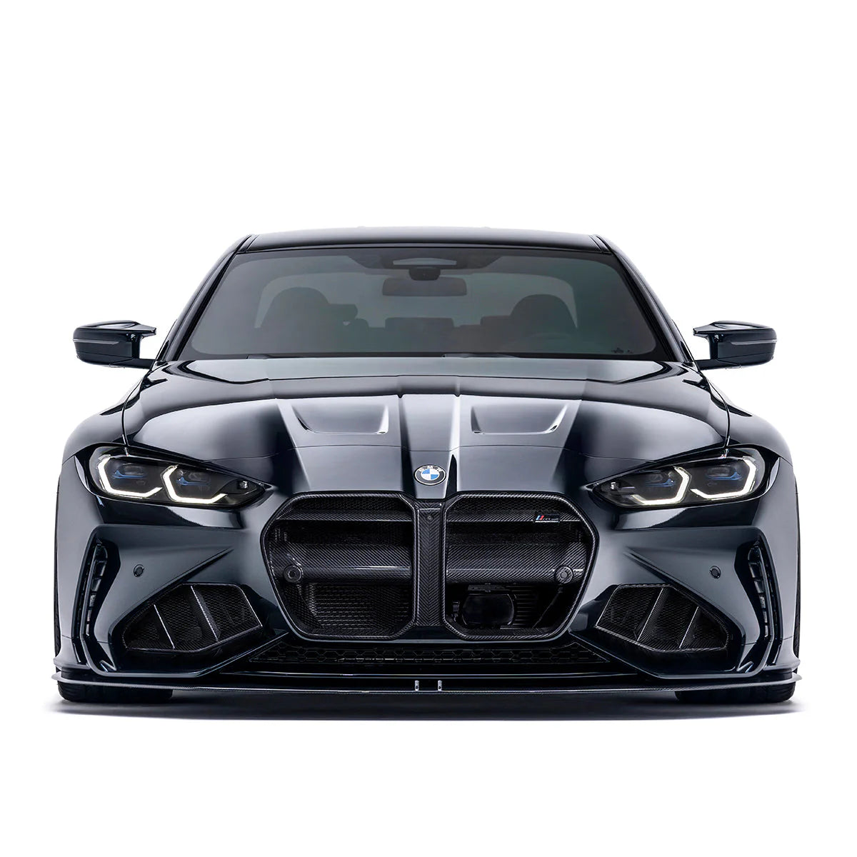 BMW G8X M3/M4 카본 그릴 & 덕트 벤트 세트 (에이드로 범퍼 전용)