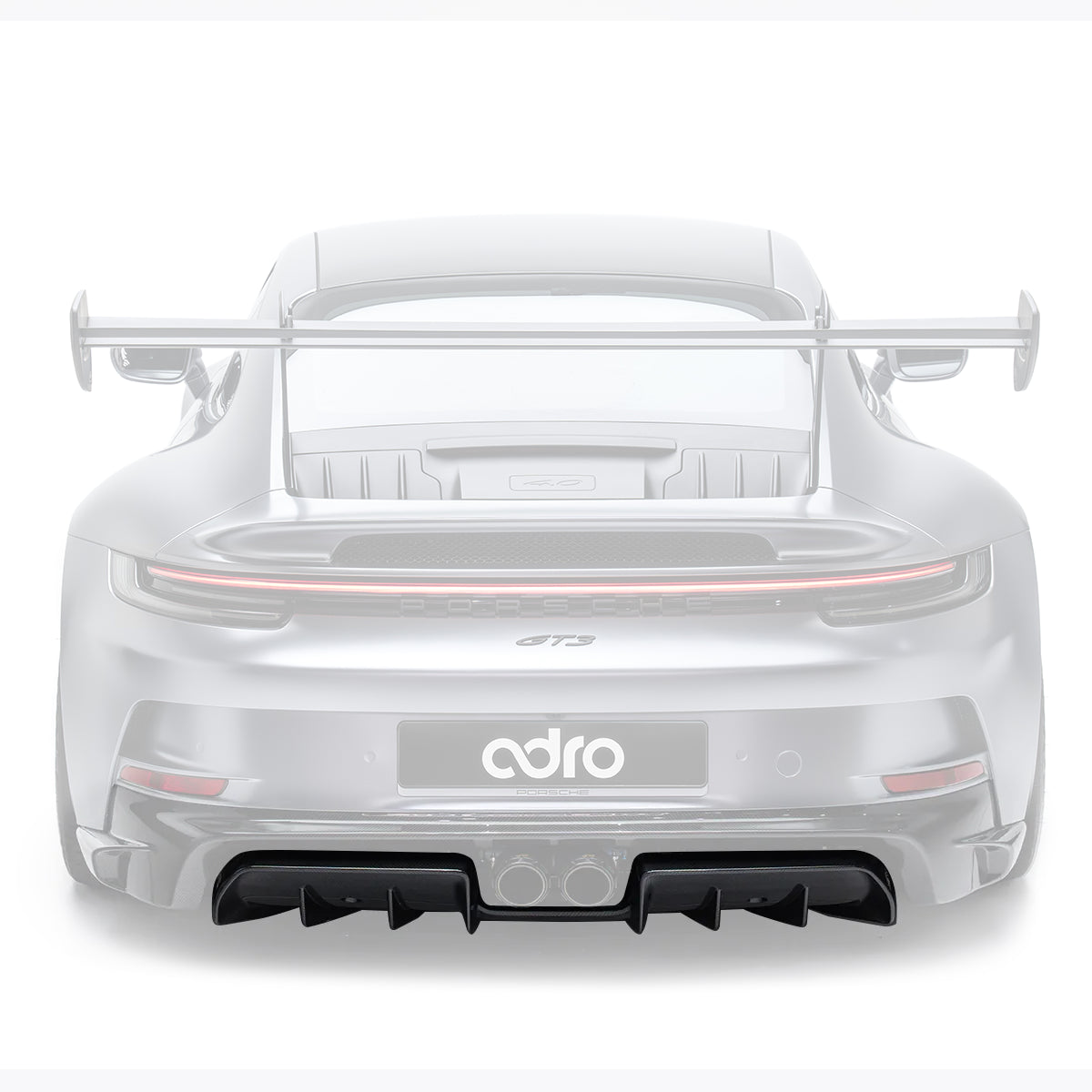 포르쉐 992.1 GT3 프리프레그 카본 리어 디퓨저