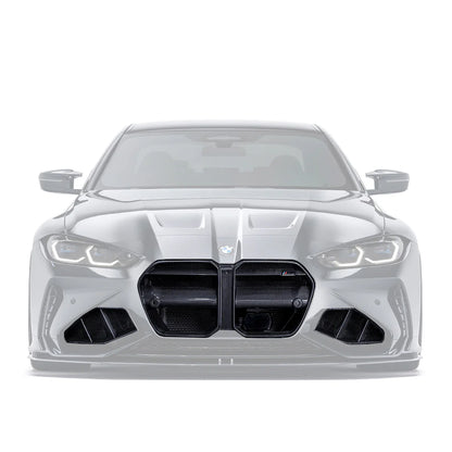 BMW G8X M3/M4 카본 그릴 & 덕트 벤트 세트 (에이드로 범퍼 전용)