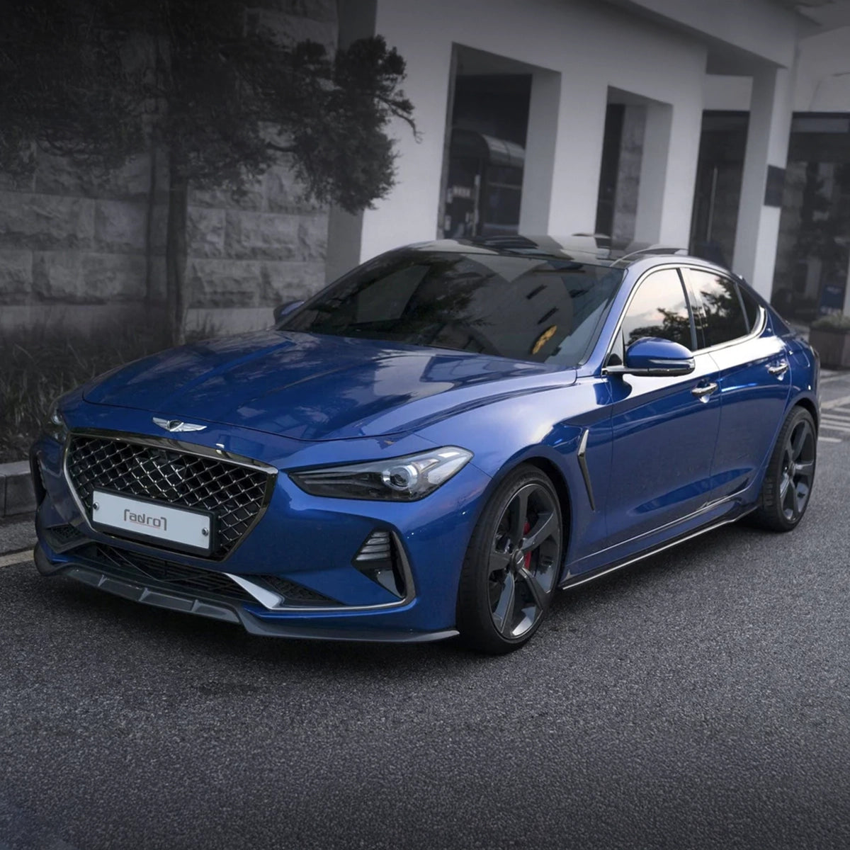 제네시스 G70 카본 프론트 립 V2