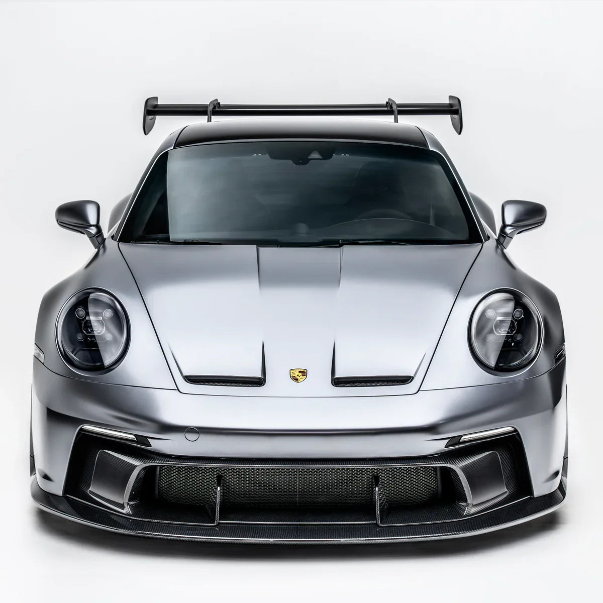 포르쉐 992.1 GT3 프리프레그 카본 프론트 인테이크 패널 & 프론트 립 세트
