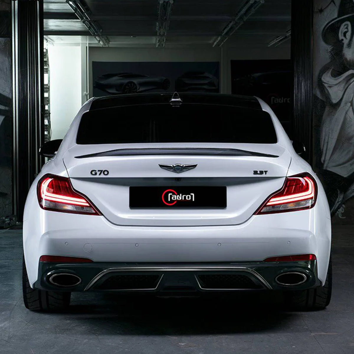 제네시스 G70 카본 스포일러 V1