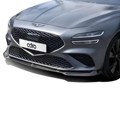 제네시스 G70 페이스리프트 카본 프론트 립 V1