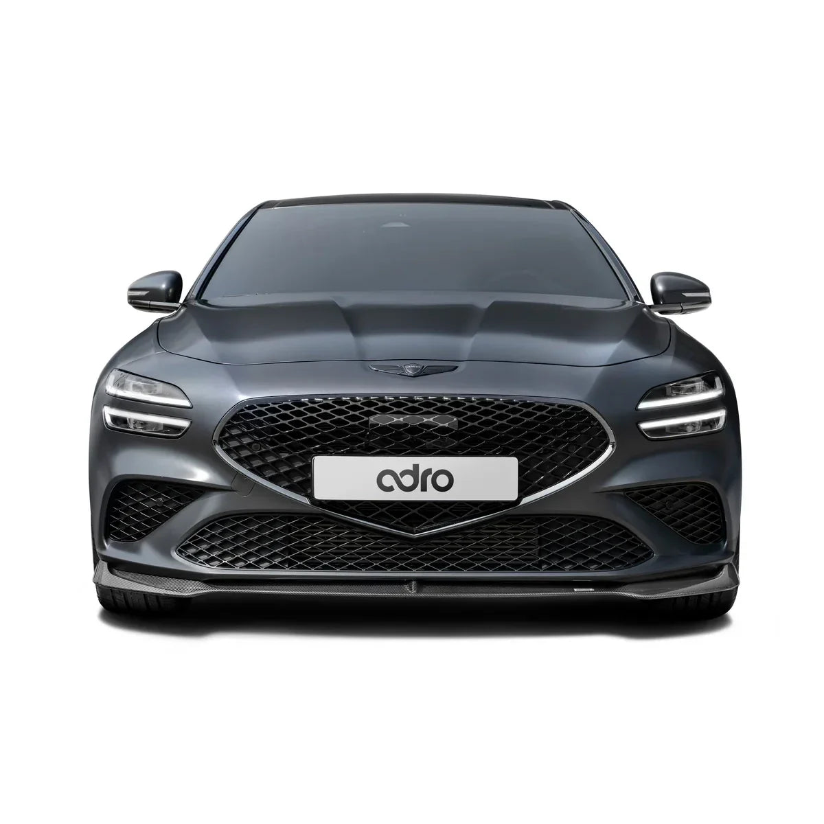 제네시스 G70 페이스리프트 카본 프론트 립 V1