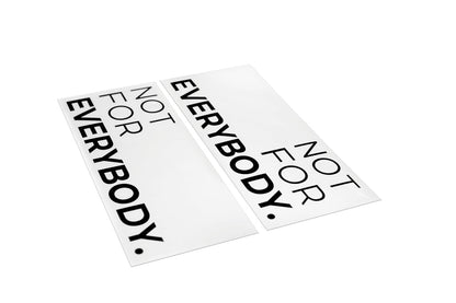 Not for Everybody 도어 데칼