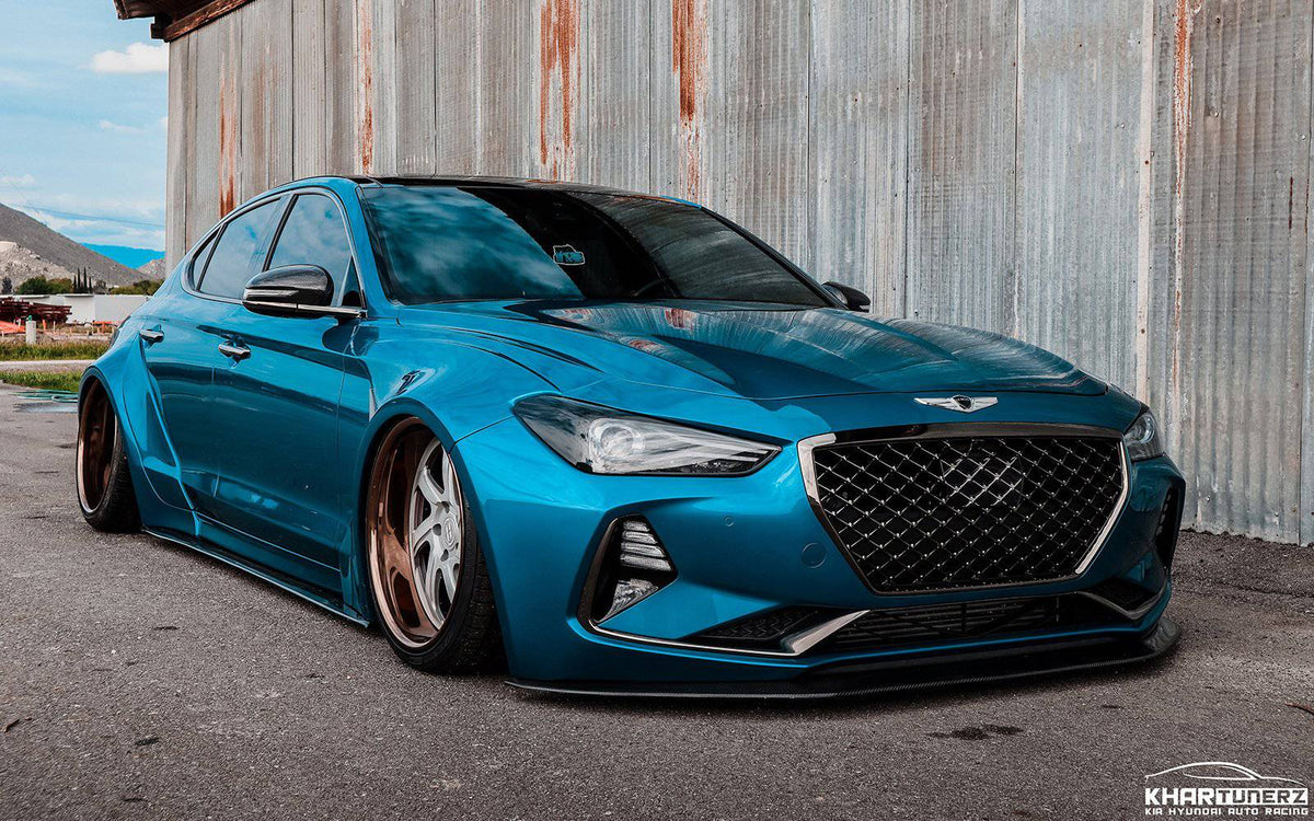 제네시스 G70 카본 프론트 립 V1