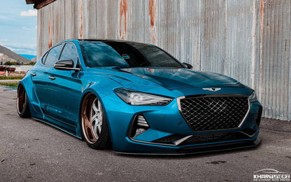 제네시스 G70 카본 프론트 립 V1