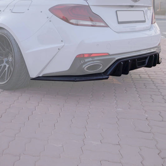 제네시스 G70 카본 리어 디퓨저 V2