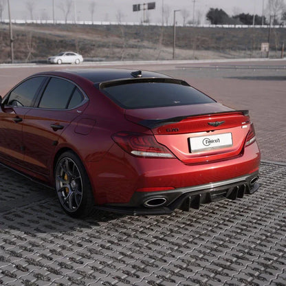 제네시스 G70 카본 리어 디퓨저 V2
