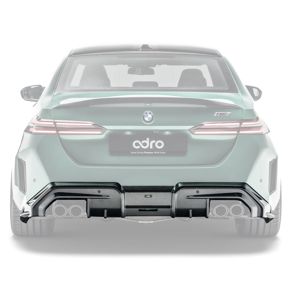 BMW G90 M5 카본 리어 디퓨져